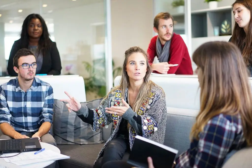 Cours de management à l'école EAP de Grenoble.